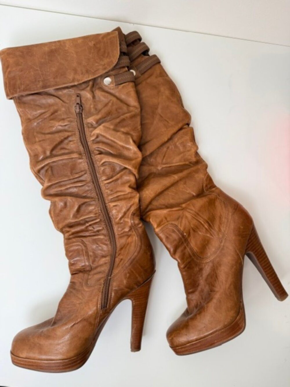Jessica Simpson Stiletto Knee-High Boots with Top Cuff